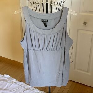 Lane Bryant Women's Light Grey Top